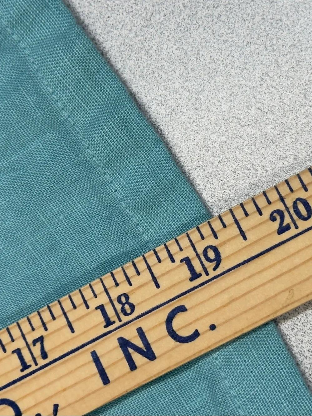 Becasa XS 100% Linen Aqua Blue Pull-On Skirt Made in USA